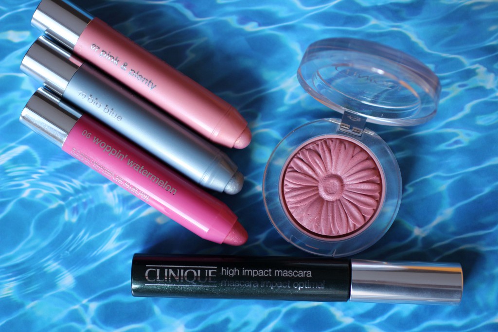 Clinique Chubby Stick Shadow Tint For Eyes - Pink Plenty und Big Blue_Look Produkte