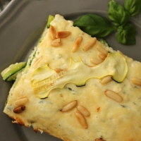 Zucchini-Quark-Lasagne (Low Carb)