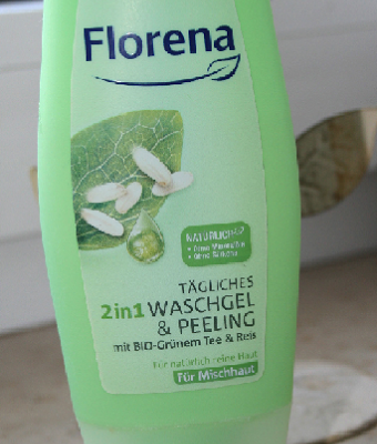 [Review] Florena 2in1 Waschgel & Peeling mit BIO-Grünem Tee & Reis