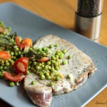 Thunfisch mit Erbsen-Minz-Salsa