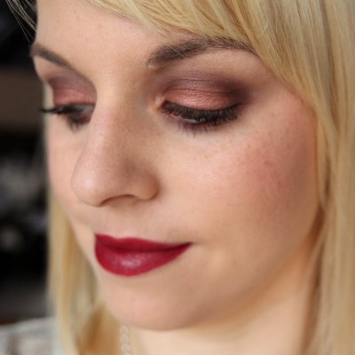 Very Berry Look – MAC Burgundy Times 9 & Clinique Pop Lip Color